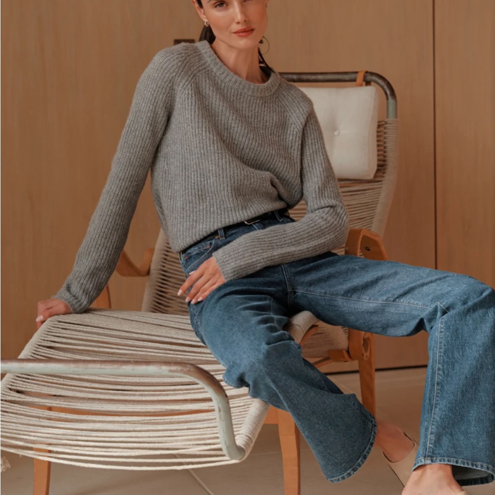 Jenni Kayne cashmere fisherman sweater
